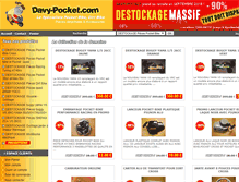 Tablet Screenshot of davy-pocket.com